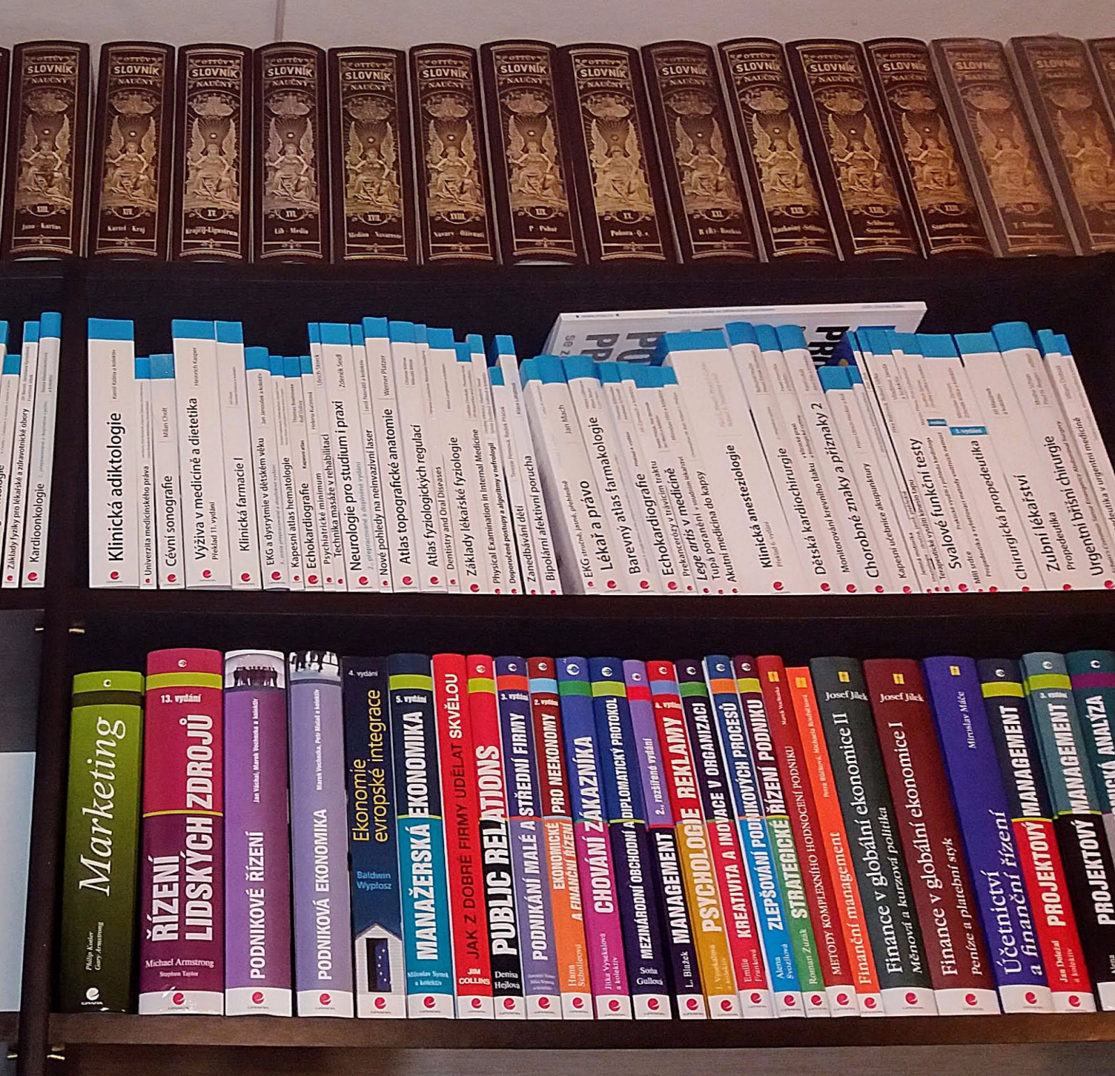 kompletn� Ott�v slovn�k nau�n� a pod n�m l�ka�sk� literatura